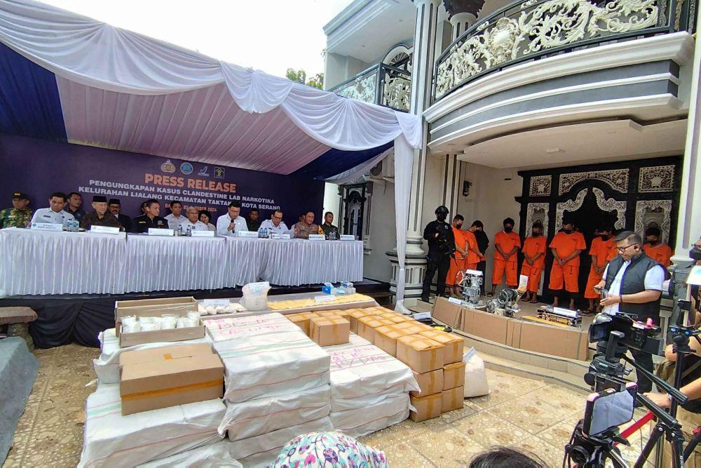 BPOM dan BNN Amankan Jutaan Obat Termasuk Narkoba di Banten