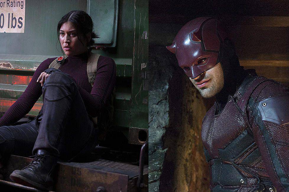 Maya Lopez dan Daredevil dalam serial Echo. (dok. Marvel Studios/Echo)