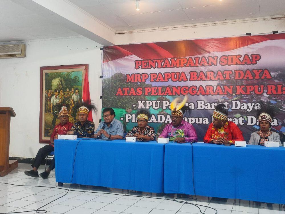 MRP Papua Barat Daya Laporkan KPU ke Bawaslu