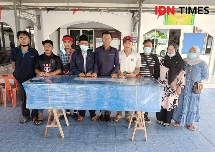 Foto peti jenazah korban dalam proses pemulangan ke Indonesia (Dok/Istimewa)