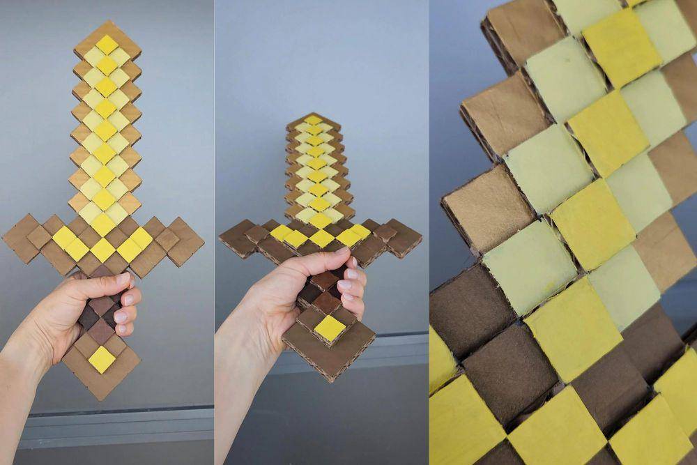 DIY senjata Minecraft versi dunia nyata (reddit.com/reuseandplay)
