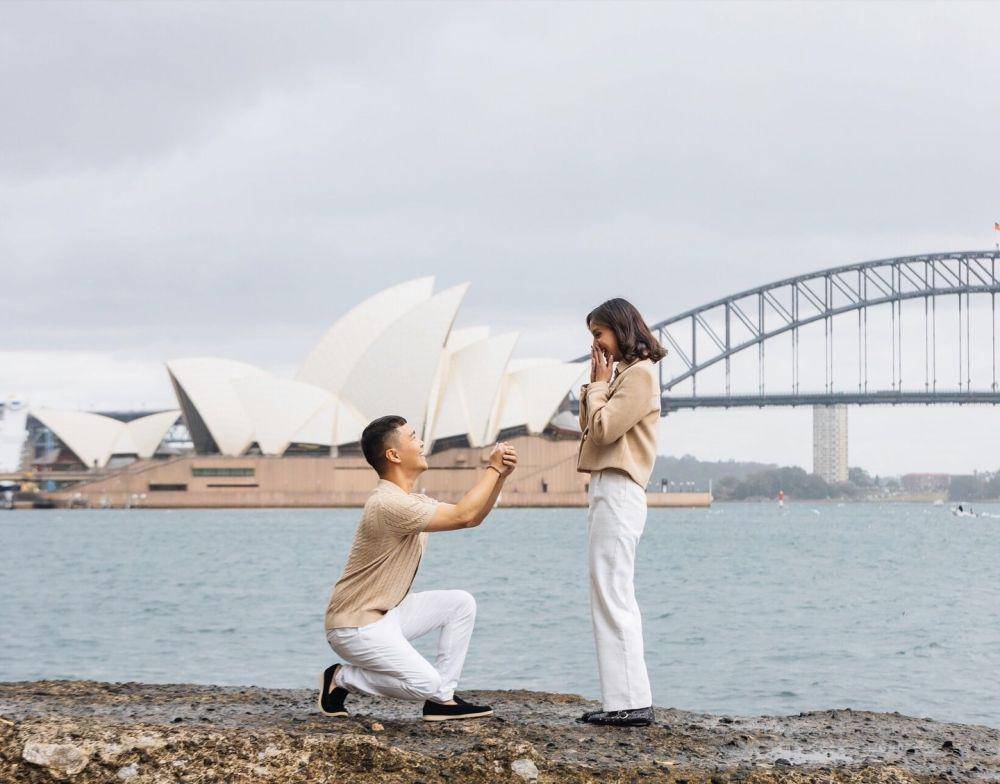 Nasya Marcella dilamar sang kekasih di Australia (Instagramcom/nasyamarcella)