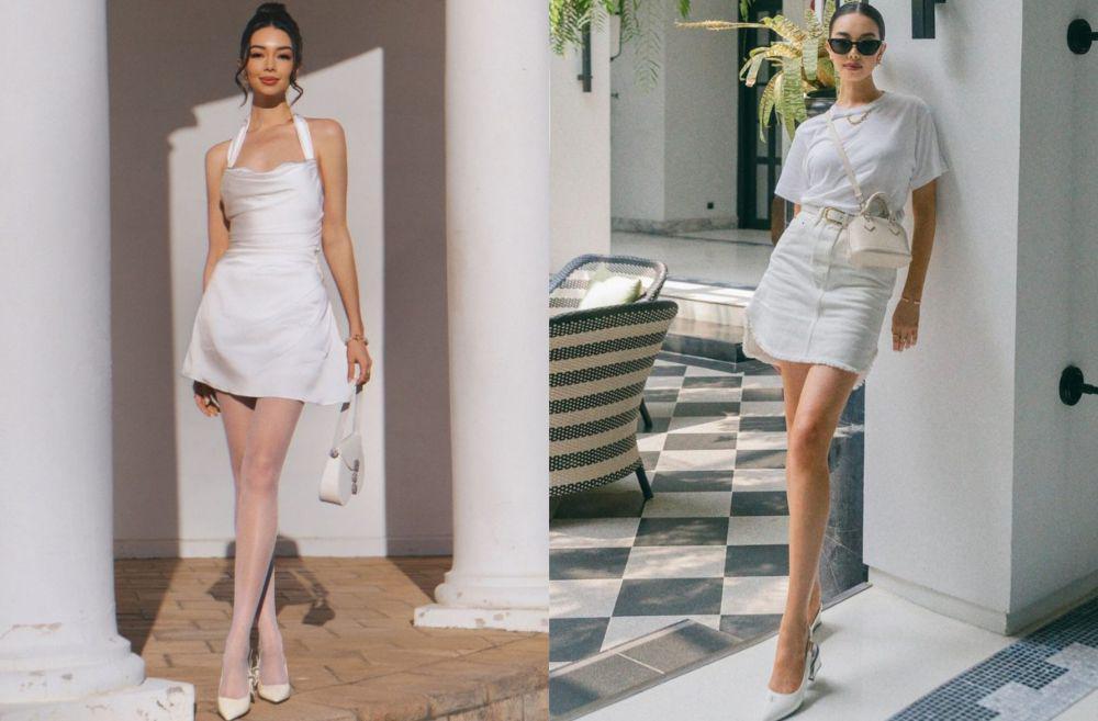9 Inspirasi All White Outfit ala Tara Milk Tea, Looks Classy!