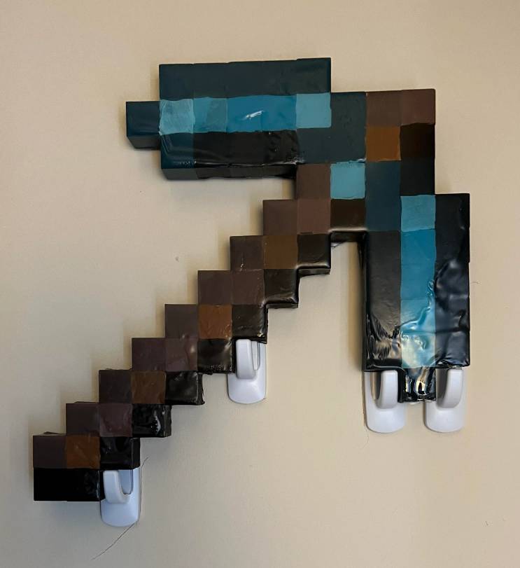 DIY senjata Minecraft versi dunia nyata (reddit.com/TheLadyFriend1)