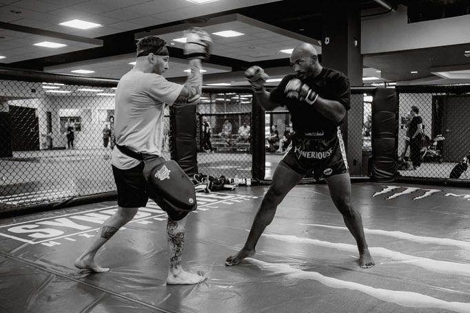 Khalil Rountree Jr (kanan) saat sedang berlatih. (instagram.com/khalilrountree)