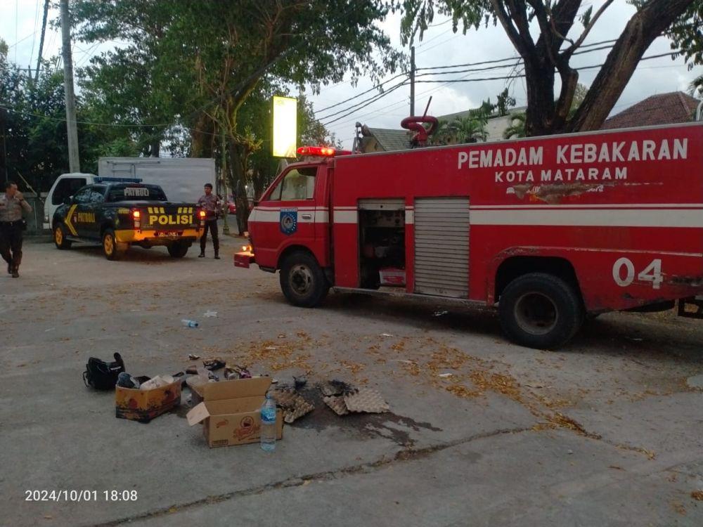 Rumah Makan di Mataram Ludes Terbakar Akibat Kebocoran Tabung Gas