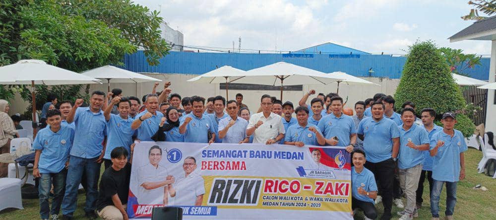 Rico-Zaki Dapat 'Kekuatan' Baru untuk Bertarung di Pilkada Medan