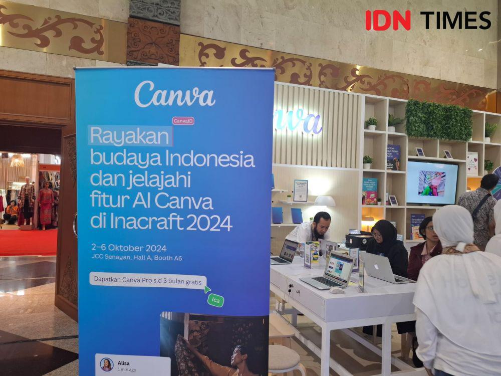 Canva Buka Experience Booth di Inacraft, Bisa Konsultasi Desain!