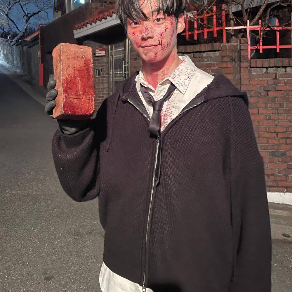 di balik layar drama Seoul Busters (instagram.com/jaekichann)