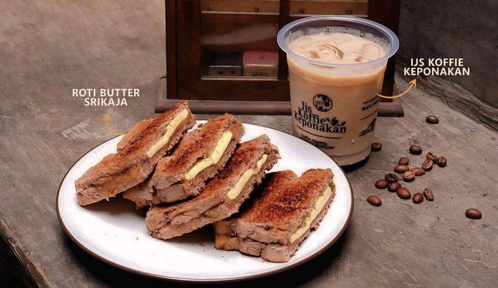 potret hidangan roti butter srikaya di Kopi Oey (instagram.com/kopioey)