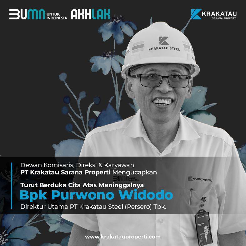 Dirut Krakatau Steel Purwono Wafat, Dikenang Sebagai Pemimpin Humanis
