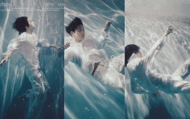 Wonwoo, Mingyu, dan Jeonghan SEVENTEEN di mini album Spill The Feels (x.com/pledis_17)