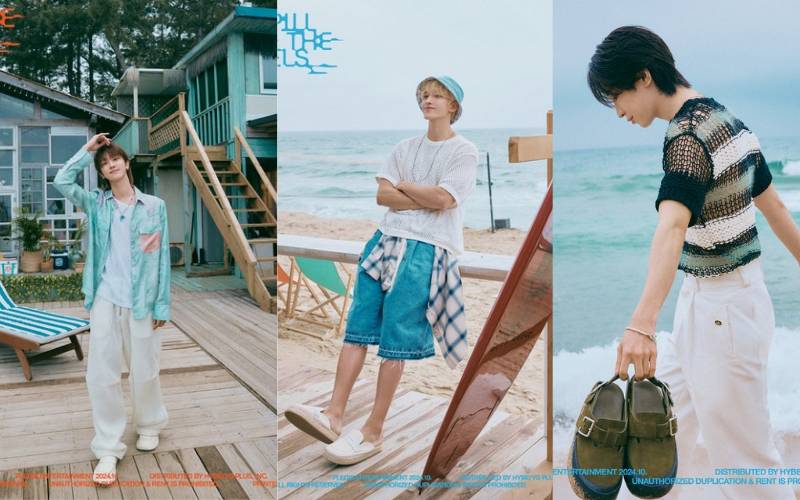 The8, DK, dan Wonwoo SEVENTEEN di mini album Spill The Feels (x.com/pledis_17)