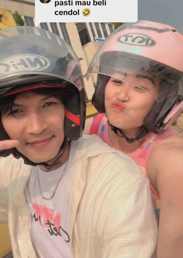 potret mesra Pinkan Mambo dan Arya Khan (tiktok.com/arya_joget)