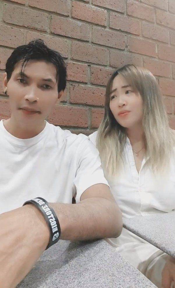 potret mesra Pinkan Mambo dan Arya Khan (tiktok.com/arya_joget)