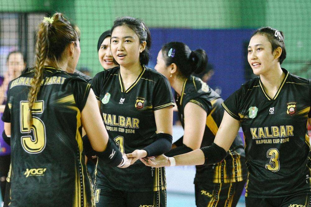Tim voli Kalimantan Barat di Kapolri Cup 2024 (instagram.com/bolavoli.kalbar)