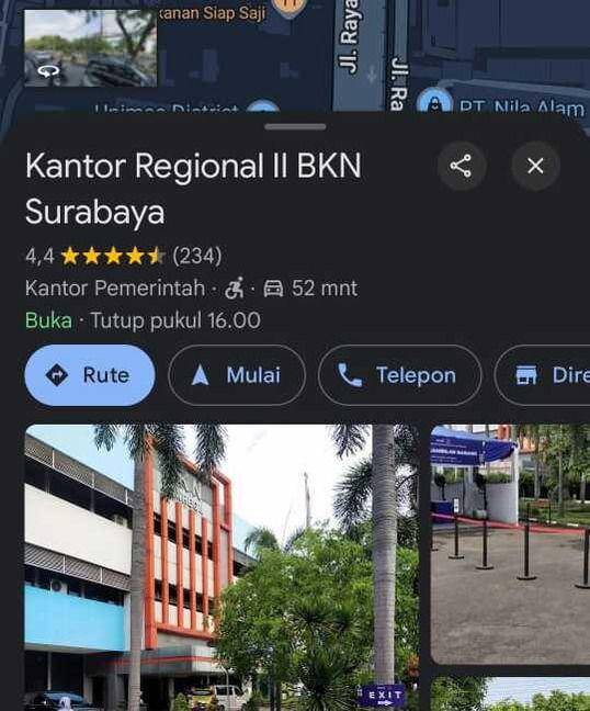 Contoh lokasi tes SKD CPNS di Kantor Regional II BKN Surabaya (dok.pribadi/Reyvan Maulid)