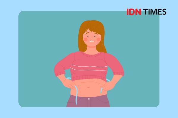 ilustrasi lemak perut (IDN Times/Novaya Siantita)