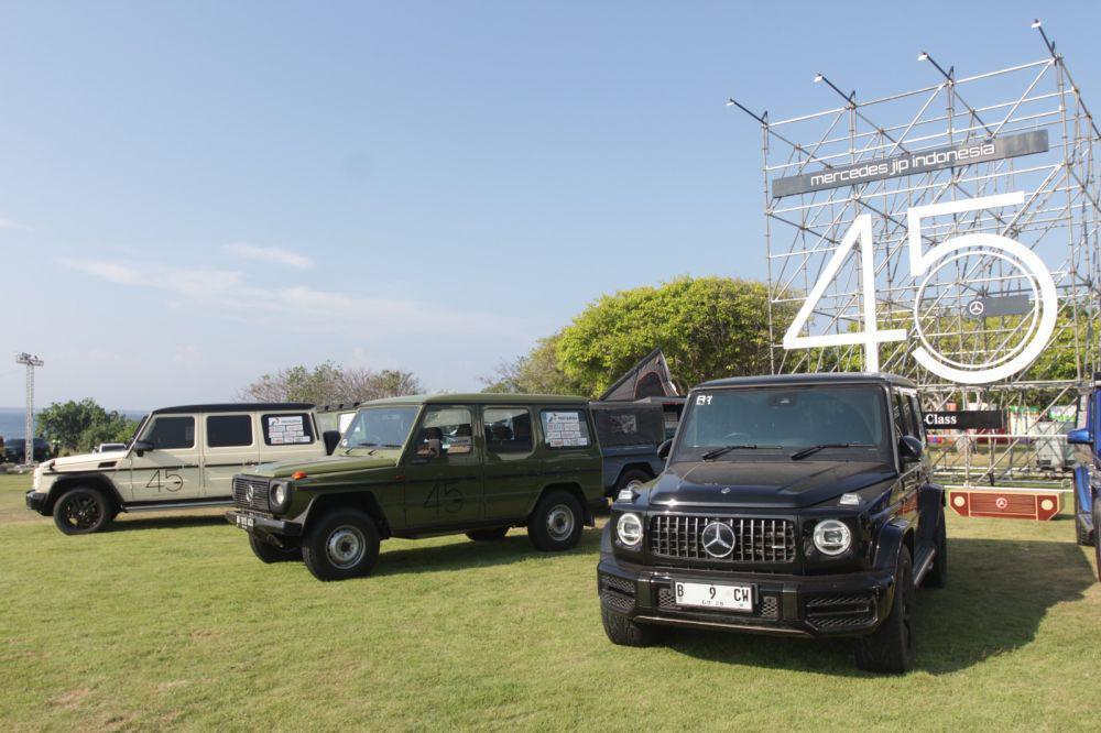 MJI Touring Jakarta-Bali, Rayakan Ultah ke-45 Mercedes-Benz G-Class