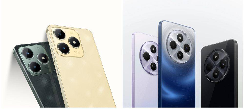 realme C61 (realme.com) | Xiaomi Redmi 14C (mi.co.id)