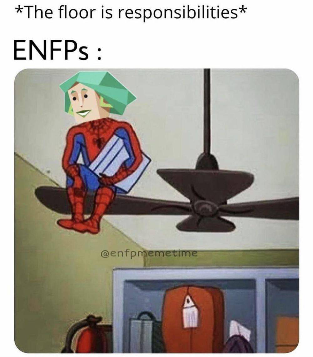 meme orang berkepribadian ENFP (reddit.com/RedBop7)