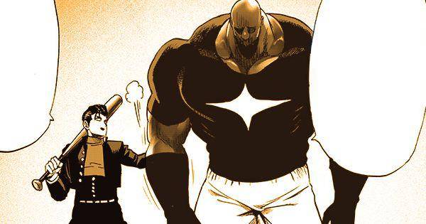Metal Bat menyemangati Darkshine ( Dok. tonarinoyj.jp/One Punch Man )