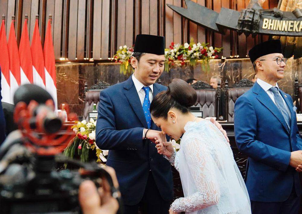 potret Aliya Rajasa dampingi Ibas dilantik jadi Wakil Ketua MPR (instagram.com/ruby_26)