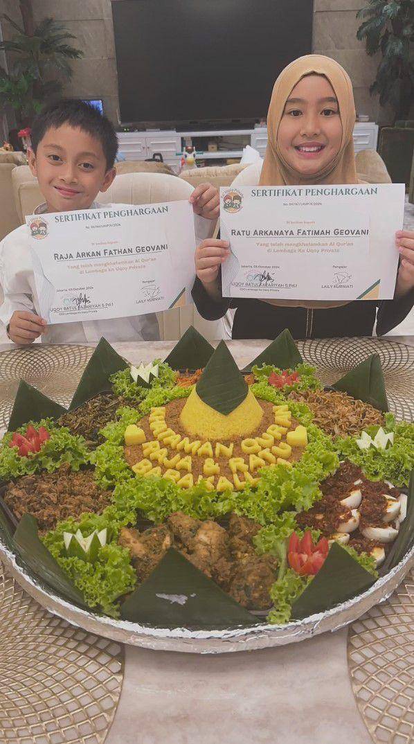 potret syukuran khataman Alquran keponakan Syahrini (instagram.com/syh55)