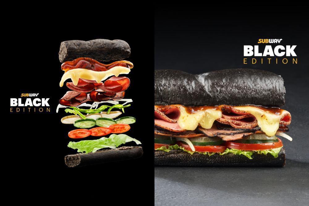 Pertama di Dunia, Subway Luncurkan Menu Sandwich Hitam!