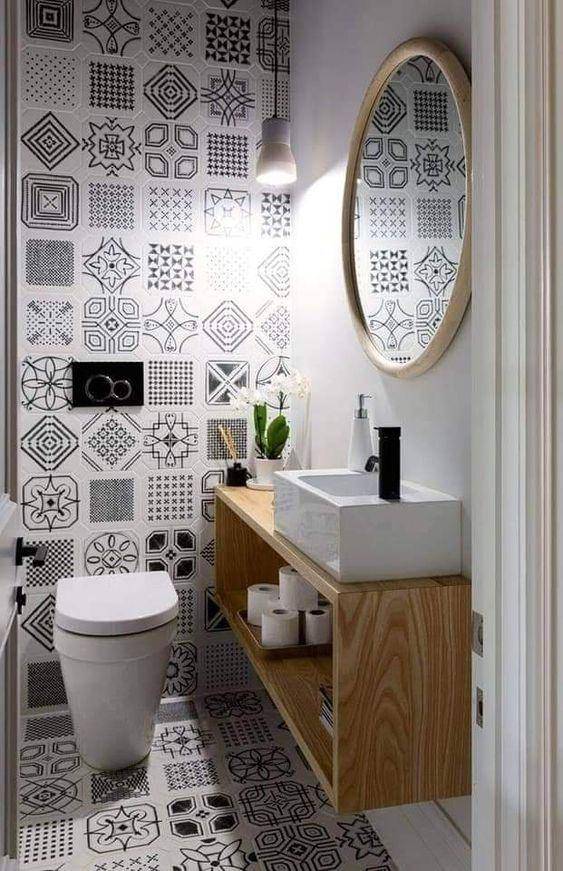 ide dekorasi powder room elegan di rumah (decorafit.com)