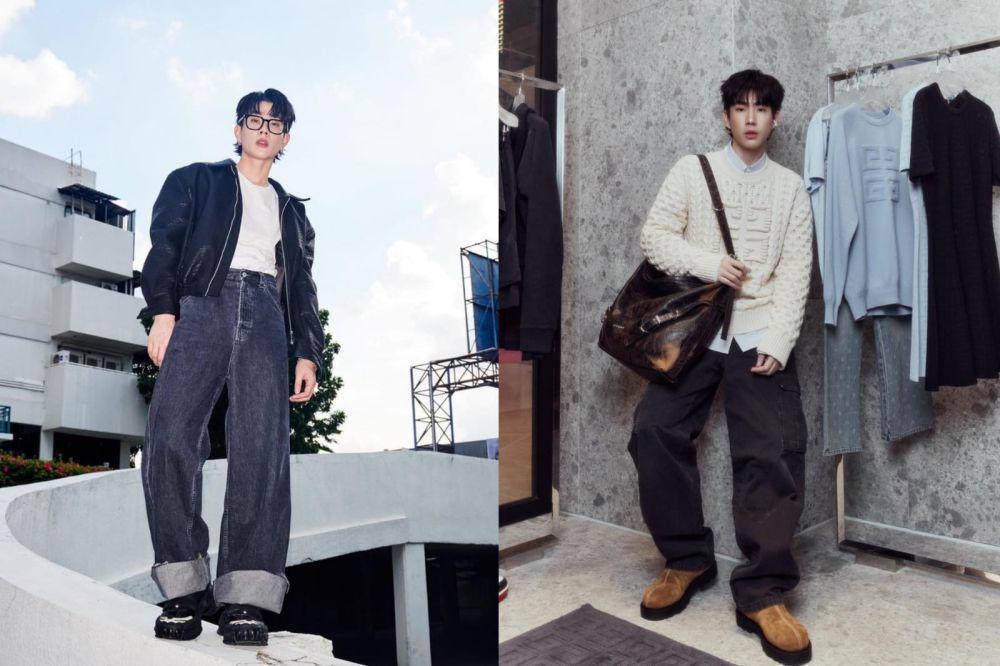 7 Inspirasi Mix and Match Baggy Pants ala Aktor Off Jumpol, Super Swag