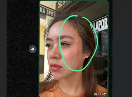 Tangkap layar aksi KDRT dialami selebgram Lampung, Anastasia Noor Widiastuti. (Instagram/@anastasiabayaa).