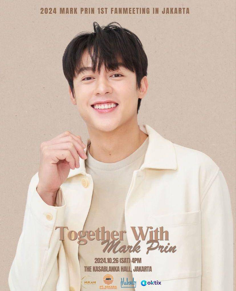 poster fan meeting Mark Prin di Jakarta 2024 (instagram.com/mark_prin)