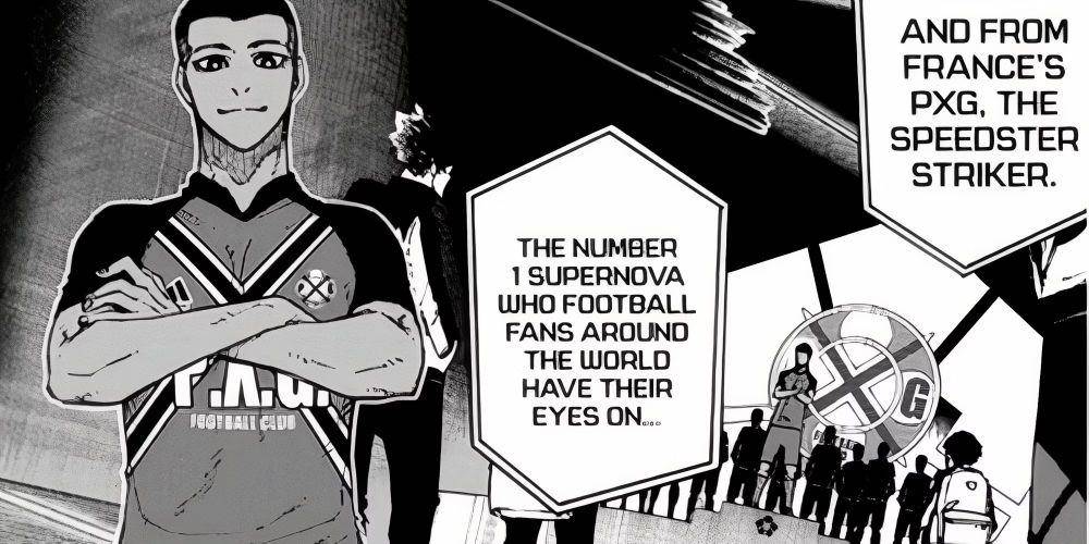 Tim Paris X Gen dalam manga Blue Lock (dok. Shounen Magazine/Blue Lock)