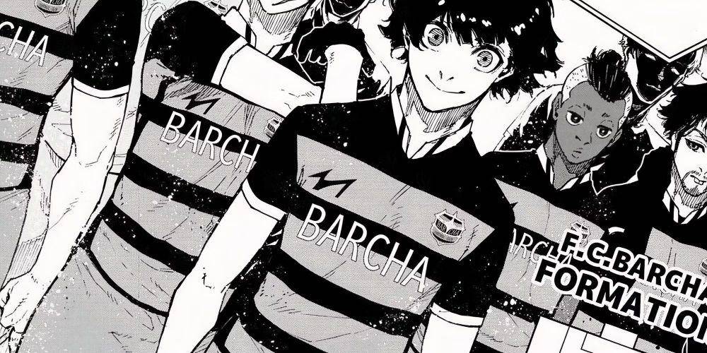 Tim FC Barcha dalam manga Blue Lock (dok. Shounen Magazine/Blue Lock)