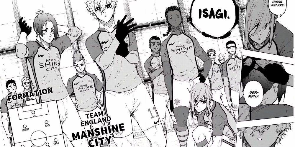 Tim Manshine City dalam Manga Blue Lock (dok. Shounen Magazine/Blue Lock)