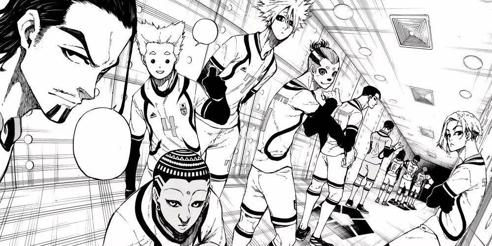 Timnas U-20 Jepang dalam manga Blue Lock (dok. Shounen Magazine/Blue Lock)