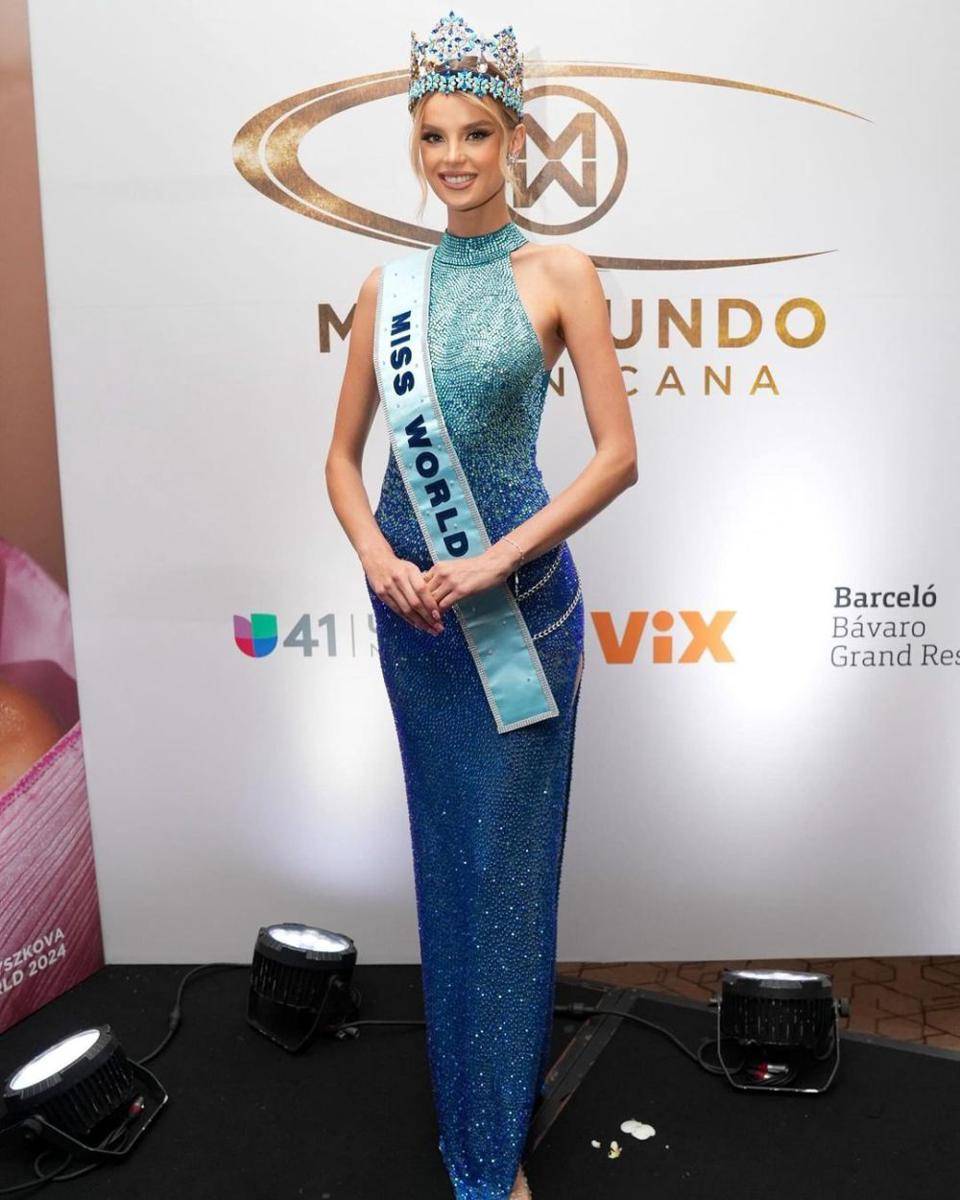 Potret Kunjungan Miss World 2024 Krystyna Pyszkova ke Rep. Dominika (Instagram.com/missworld)
