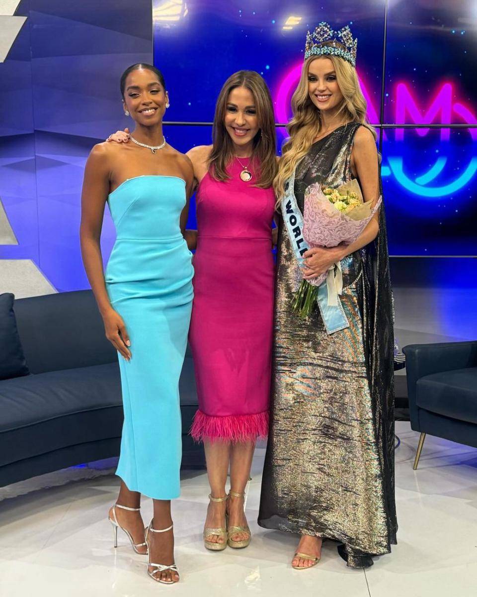 Potret Kunjungan Miss World 2024 Krystyna Pyszkova ke Rep. Dominika (Instagram.com/missworld)