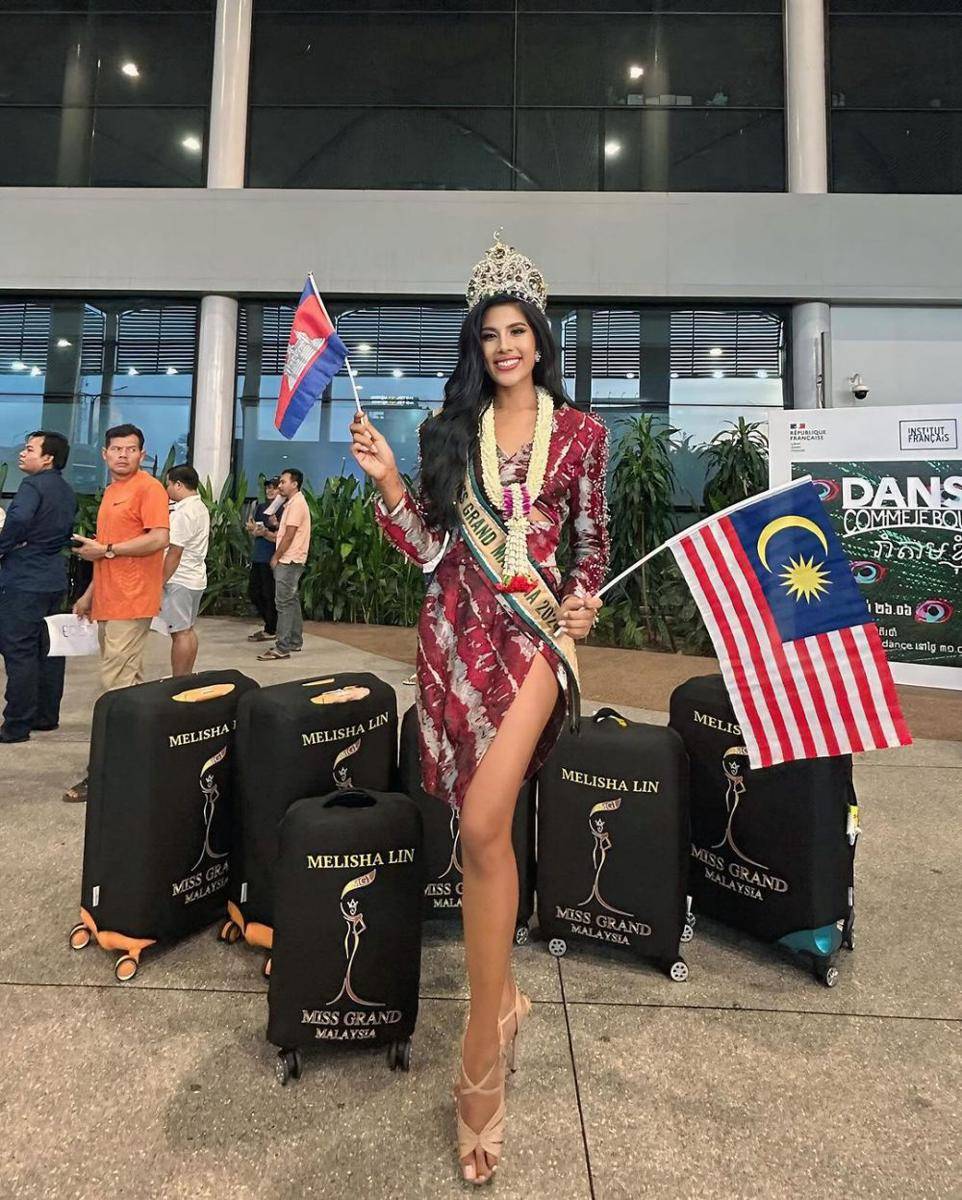 Potret Keberangkatan Finalis Asia ke Miss Grand International 2024 (Instagram.com/melishalin_)