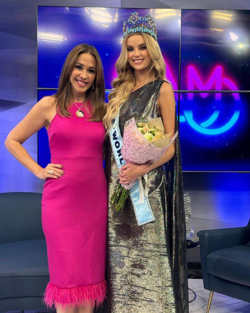 Potret Kunjungan Miss World 2024 Krystyna Pyszkova ke Rep. Dominika (Instagram.com/missworld)