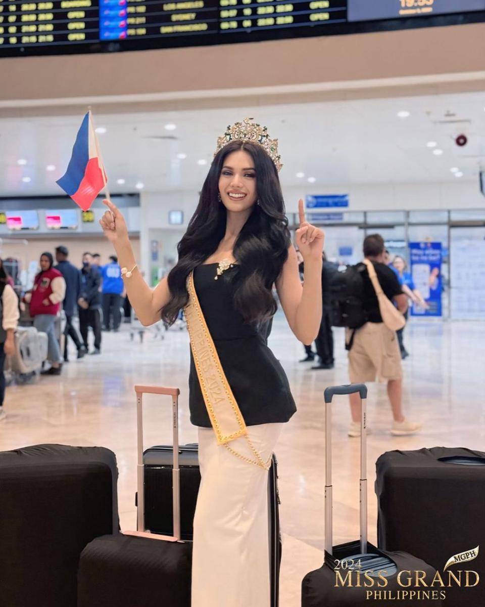 Potret Keberangkatan Finalis Asia ke Miss Grand International 2024 (Instagram.com/msgrandphilippines)