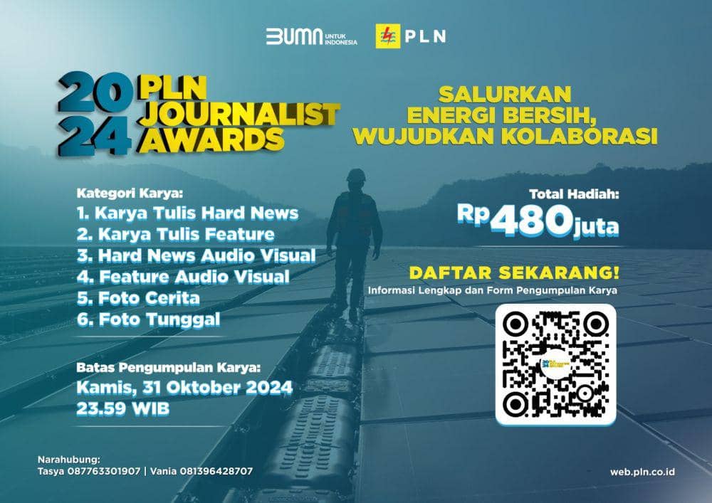 Syarat dan ketentuan ajang karya jurnalistik PLN Journalist Award 2024. (dok. PLN)
