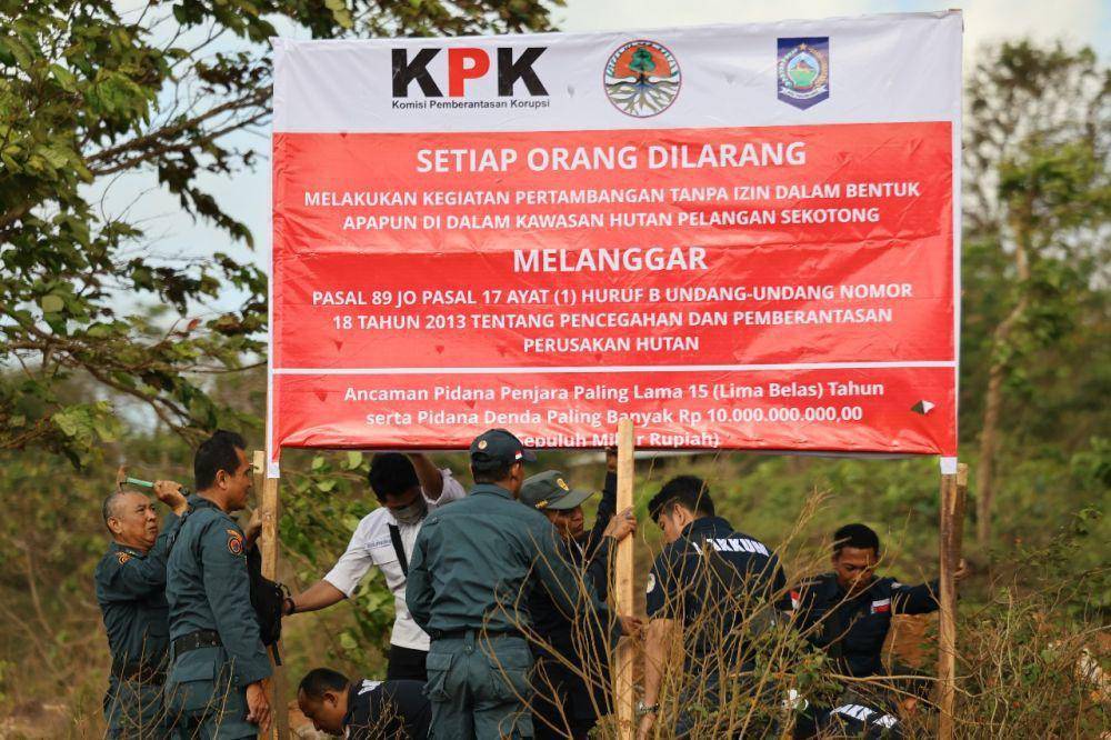 KPK dan Pemprov NTB tertibkan tambang ilegal. (Dok. Humas KPK)