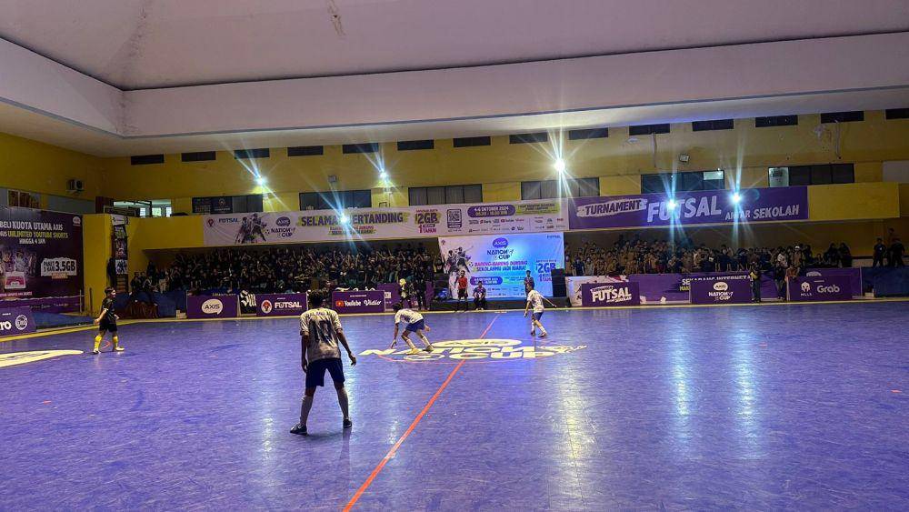 AXIS Nation Cup (ANC) 2024 babak Preliminary AXIS Nation Cup 2024 digelar di Pusat Kegiatan Olahraga (PKOR) Way Halim Bandar Lampung 4-6 Oktober 2024. (Dok. XL Axiata).