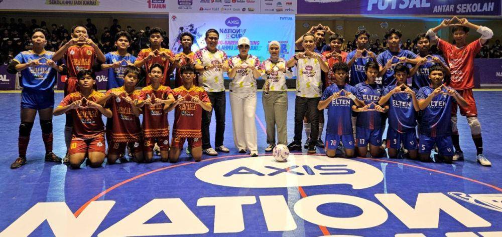 AXIS Nation Cup (ANC) 2024 babak Preliminary AXIS Nation Cup 2024 digelar di Pusat Kegiatan Olahraga (PKOR) Way Halim Bandar Lampung 4-6 Oktober 2024. (Dok. XL Axiata).