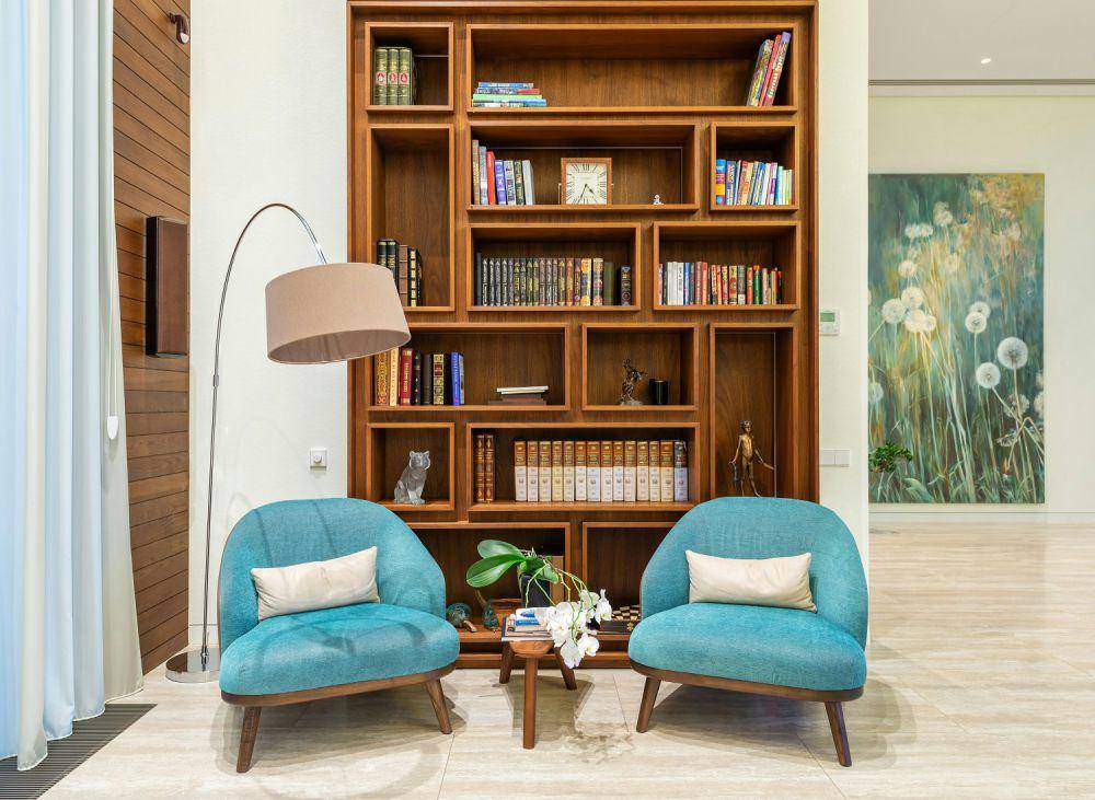 inspirasi built-in bookcase (pexels.com/@heyho)