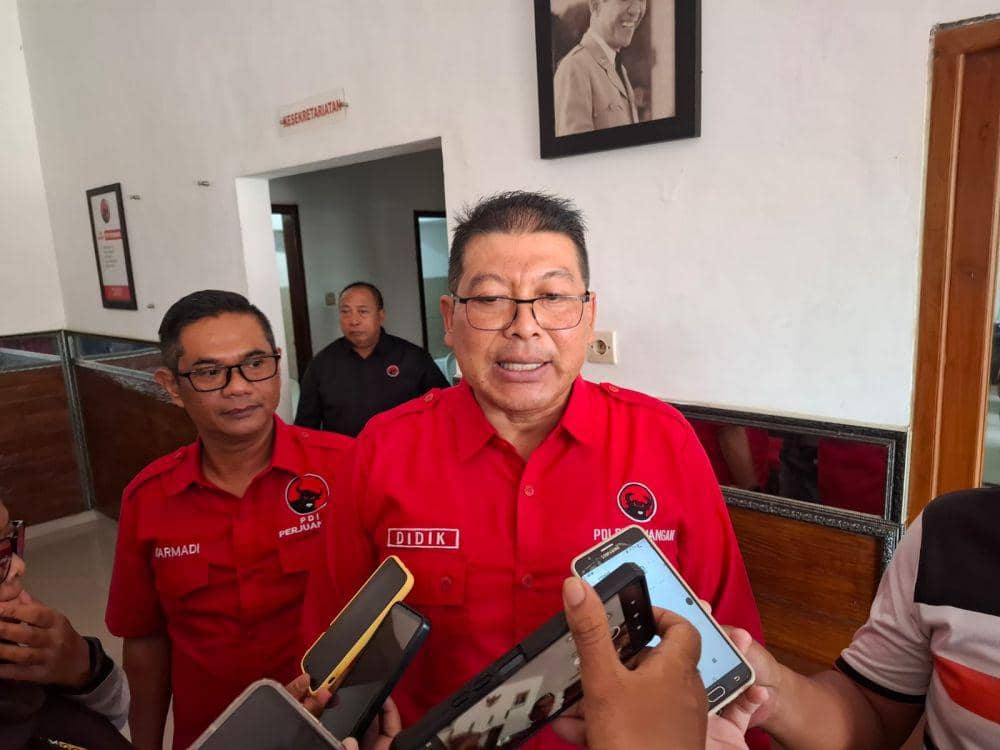 Ketua DPC PDIP Kabupaten Malang, Didik Gatot Subroto. (IDN Times/Rizal Adhi Pratama)