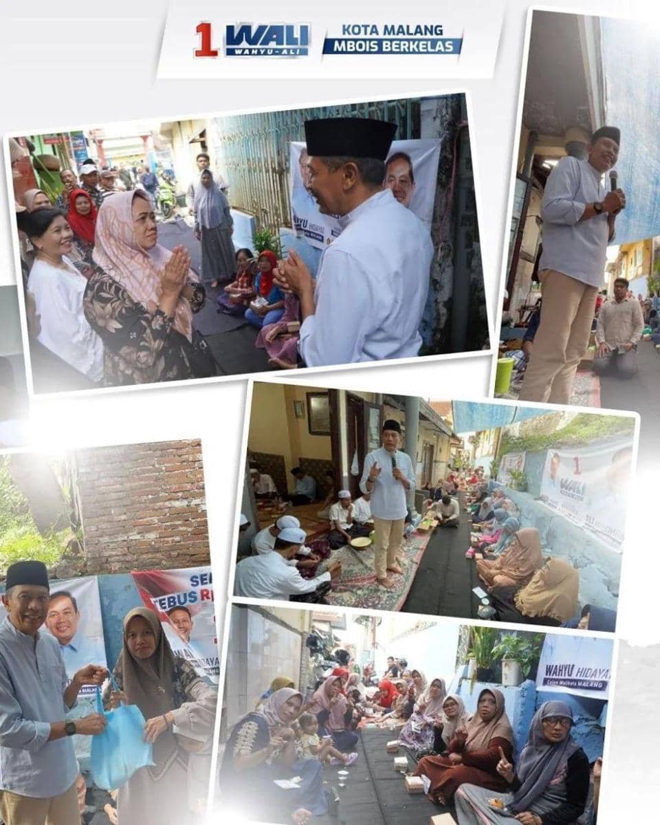 Program Tebus Sembako Murah oleh Paslon WALI. (Instagram/@wali_malang2024)