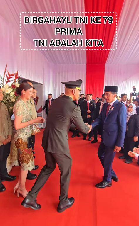 Deddy Corbuzier dan Sabrina HUT TNI (Instagram.com/sabrinachairunnisa_)